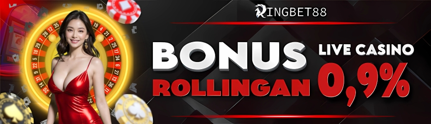 BONUS ROLLINGAN 0.9% LIVECASINO
